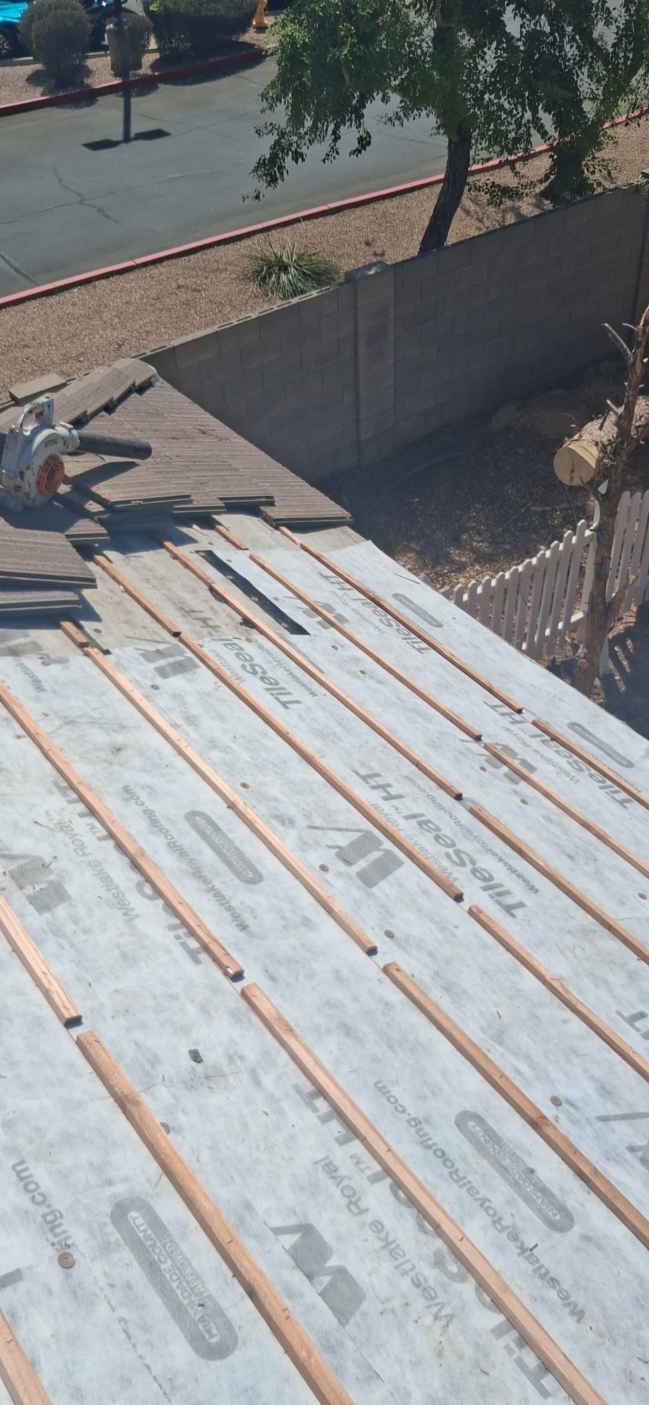 TileSeal HT underlayment installation with battens